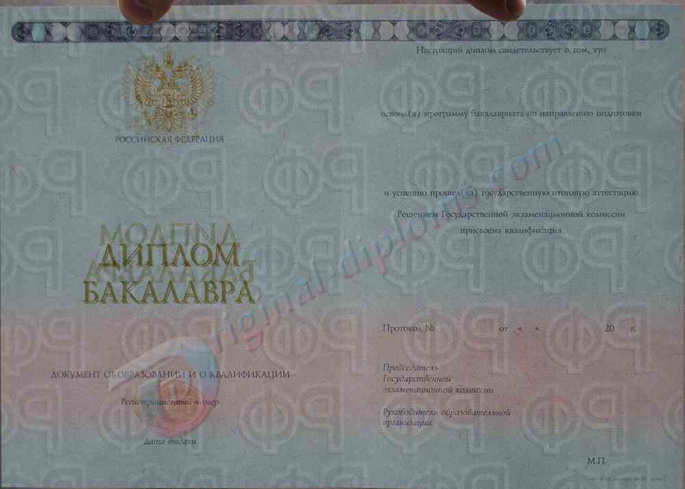 Диплом бакалавра 2014-2025
